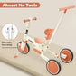 Toddler Bike With Push Handle,Tricycles For 18 Months To 5 Years Old, Toddler Tricycle With Push Handle For Boy Girl, Baby Balan