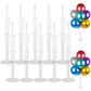 Voircoloria 10 Sets Balloon Stand Kits, Balloon Sticks Holders With Base For Table Graduation Birthday Baby Shower Gender Reveal