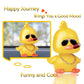 Mumyer Cool Yellow Duck Car Ornaments Funny Duck Car Toy Dashboard Decorations Shaking Head Doll For Car Auto Interior Decor Acc