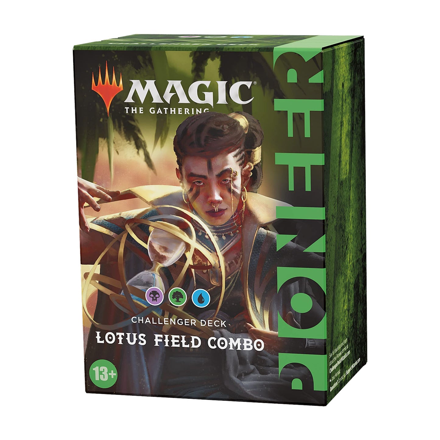 Magic: The Gathering Pioneer Challenger Deck 2021 – Lotus Field Combo (Black-Green-Blue), 13+ Years