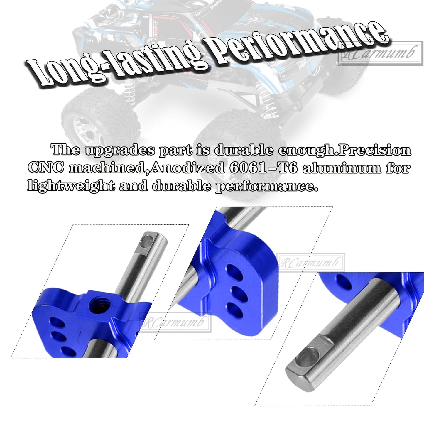 Rcarmumb RC Differential Locker Spool for 1/10 Slash 2WD Rustler 2WD Stampede 2WD Bandit 2WD,Aluminum Diff Case Diff Locker Moun