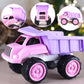 Liberty Imports Big Plastic Dump Truck in Pink Color for Toddlers and Girls - Large Tilting Dumper, Free Play Toy Vehicle for Ki