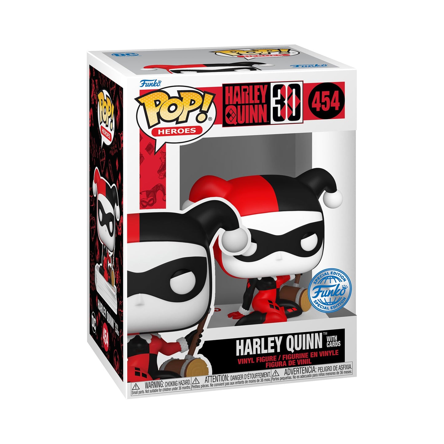 Funko Pop! Heroes: Harley Quinn 30Th Anniversary Harley Quinn With Cards Vinyl Figure