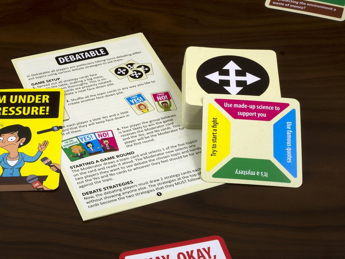 Mindmade Debatable - A Hilarious Party Game For People Who Love To Argue