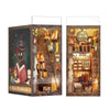 Cutebee Book Nook Kit - Diy Miniature House Dollhouse Kit For Adults And Teens, 3D Wooden Puzzle Booknook Build Bookshelf Decor, Gifts For Family And Friends