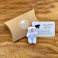 Siluyado A Little Pocket Bear Hug - Sending You A Bear Hug, With Pocket Hug Token Card, Emotional Support Plush Positive Gifts F