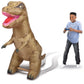 AIRTITANS Jurassic World Inflatable T Rex RC - 6 ft Long Nylon Dinosaur with Stomping & Roaring Action - Model 154231-1SOC