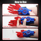 Spider Web Shooters String Shooters and Dart Launcher Toy Spider Gloves with Web-Shooters Superhero Role-Play Web Shooter