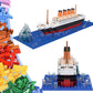 OneNext RMS Titanic Model Building Block Set - 548pcs DIY Educational Toy - Large Multicolor Plastic 3D Puzzle for Adults and Kids