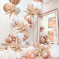 72 Pcs Caramel Star Balloons, Big 26 Inch Foil Starburst Balloons, Explosion 12 Point Cone Balloons Large For Wedding Anniversar