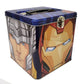 The Tin Box Marvel Avengers Stack Store And Carry Tin. Stackable Tin Box With Handle, Blue