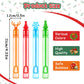 SULOLI 36 Pack Christmas Bubble Wands, Xmas Mini Bubble Wands Party Favors Christmas Goodie Bag Stuffers Christmas Toys Gift for