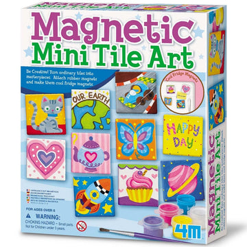 4M Magnetic Mini Tile Art, Art & Crafts Diy Kit, For Boys & Girls Ages 8+