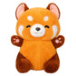 Meleceri Stuffed Animal Red Panda Plush Toy Cute Red Panda Plushies Gift For Girls And Boys 13.7''