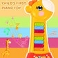 Marstone Musical Guitar Piano Toy for Toddlers 12-18 Months, Plastic, Small, Model ACC==8052B, Birthday Gift with Animal Sounds & Lights