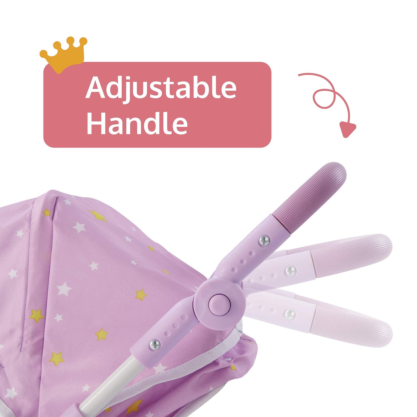 Olivia'S Little World - Play Baby Doll Bassinet Stroller For Toddler, Baby Doll Pram Stroller Buggy For 3+ Year Old Girls, Twink