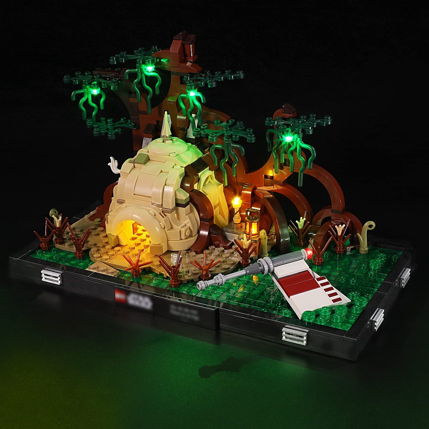 YEABRICKS LED Light Kit for Lego - Star Wars Dagobah Jedi Training Diorama Building Blocks Model, LED Light Set Compatible with