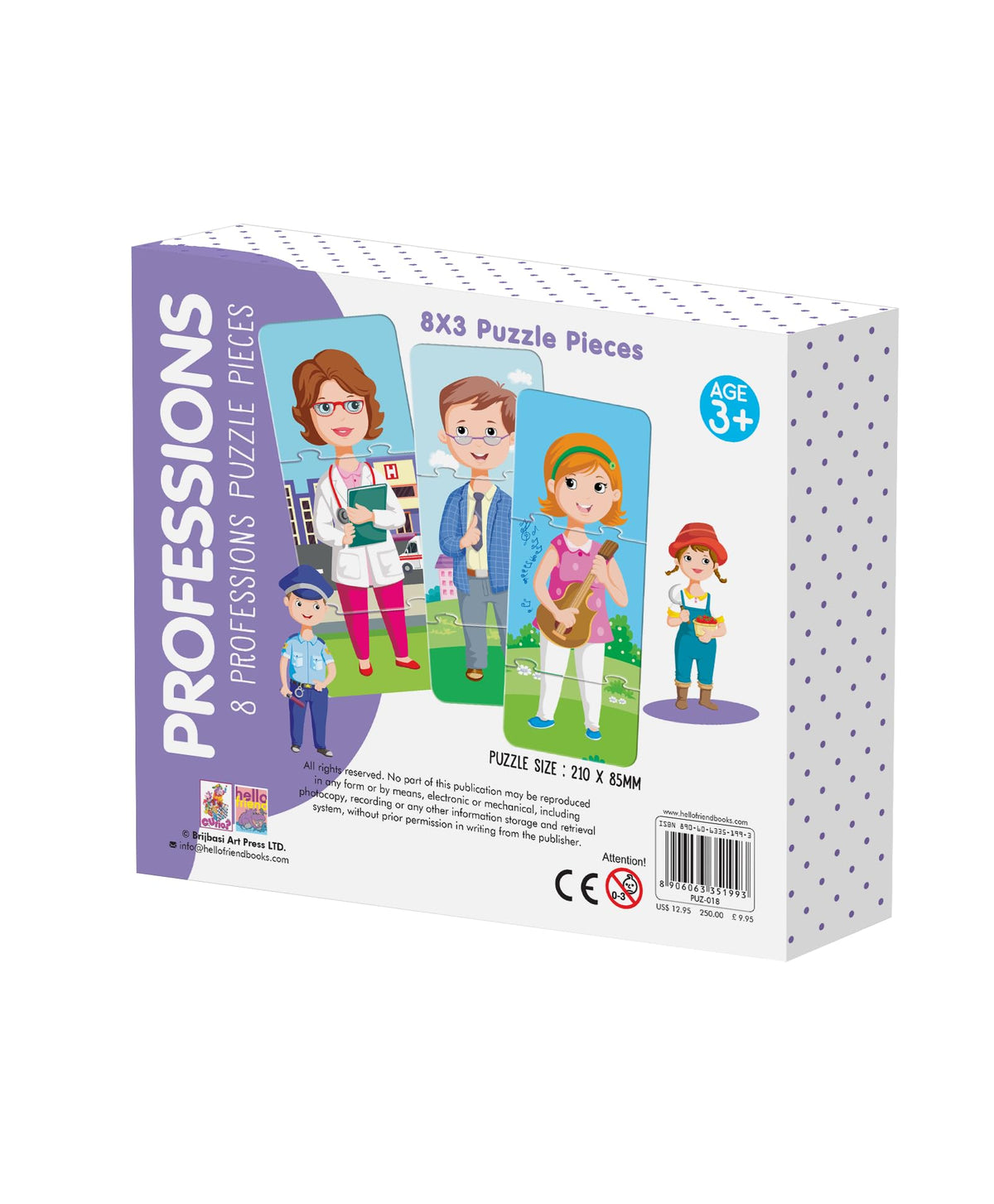 Jigsaw Puzzle Working Profession Puzzle Box