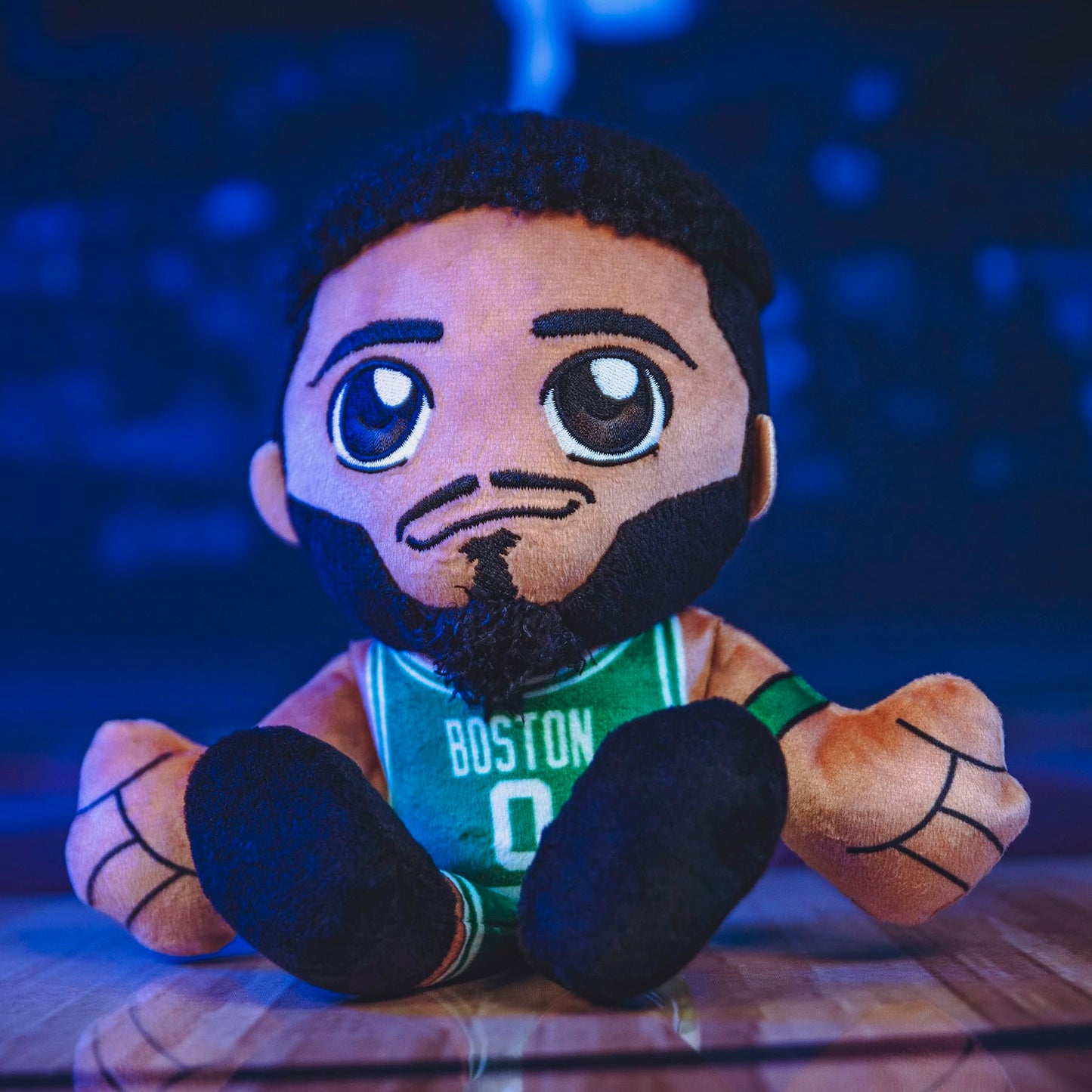 Bleacher Creatures Boston Celtics Jayson Tatum 8' Nba Kuricha Sitting Plush - Soft Chibi Inspired Nba Superstar