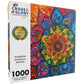 Cross & Glory 1000 Piece Jigsaw Puzzle - Rainbow Mandala Mirage, Large Size, Premium Quality, 20x27 Inches, 1.8mm Thick Cardboard