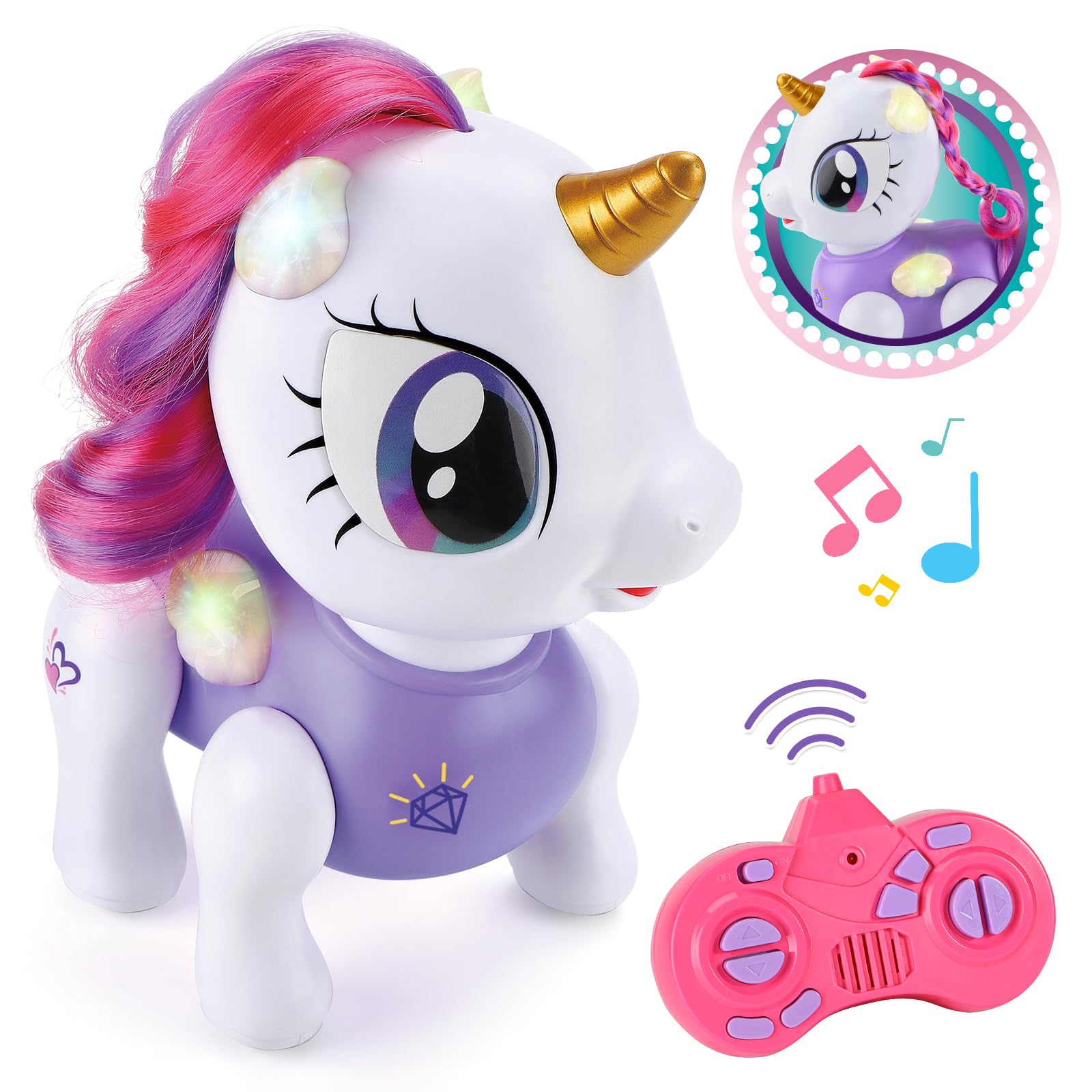 Petney Remote Control Robot Pets Toys For Ages 5-7,Interactive Voice Control,Rechargeable & Recordable,Touch Sensing,Stem Toy Pr