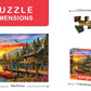 Springbok'S 1000 Piece Jigsaw Puzzle Cabin Evening Sunset - Made In Usa