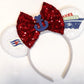 CLGIFT Cruise Minnie Ears,Pick your color, Boat Minnie Ears, Nautical minnie ears, Rainbow Sparkle Mouse Ears,Classic Red Sequin