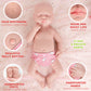 Ivita 17 Inch Full Body Silicone Baby Dolls Realistic,Not Vinyl Dolls, Real Solid Full Silicone Reborn Baby Dolls Newborn Baby D