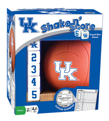 Masterpieces Ncaa Kentucky Wildcats Shake N Score Travel Dice Game