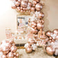 Partywoo Metallic Rose Gold Balloons, 50 Pcs 5 Inch Rose Gold Metallic Balloons, Rose Gold Balloons For Balloon Garland Or Arch As Bachelorette Party Decorations, Wedding Decorations, Rose Gold-G107