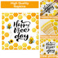 Qyeahkj 100 Pcs Bee 1St Birthday Party Supplies Paper Plates And Napkins Disposable Bee First Birthday Tableware Decorations For