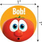 VeggieTales ScratchnSmell Stickers, Assorted Colors/Scents, 54 Stickers Per Pack, 3-3/4 H x 4 W, Made in The USA