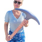 Zugar Land Lifesize Inflatable Toy Pickaxe + Axe (23'') Inflate Hatchet Costume Prop Game Party Favor Supplies (6 Pickaxe + 6 Ax