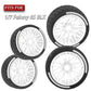BRCatWPark RC Wheels and Tires for 1/7 Felony 6S BLX,RC Highway Wheel Rubber Tires,4PCS RC Drift Car Highway Tires Road Soft Tir