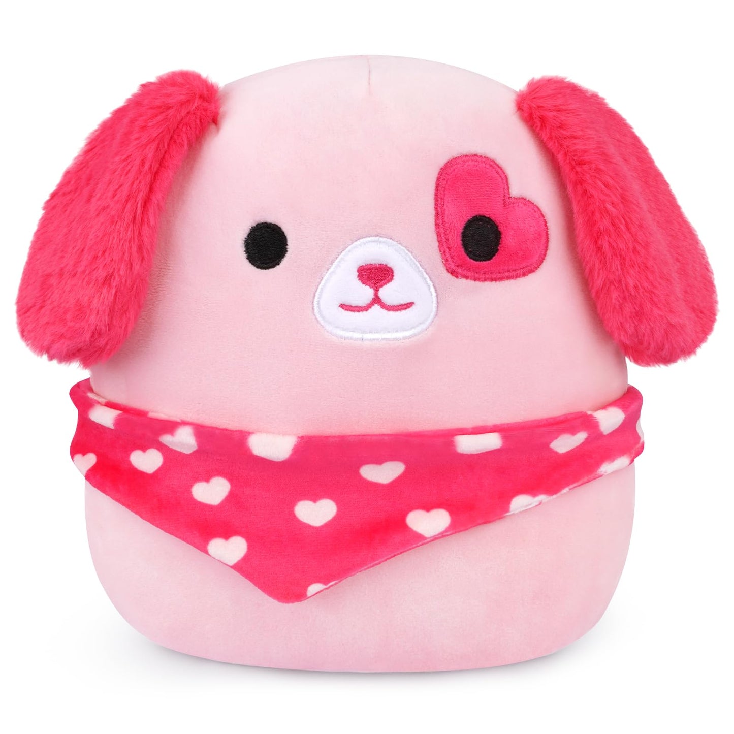 Mowatusy Puppy Plush,Cute Dog Plush Doll With Love Scarf,Party Decor,Birthday Gifts For Kids Girl Boy