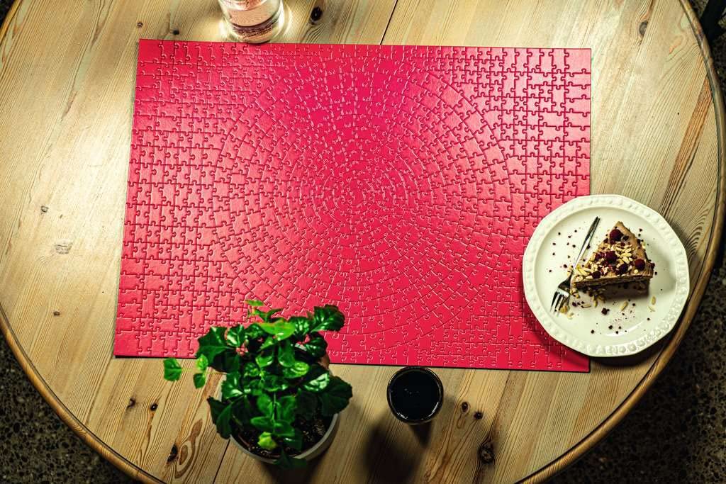 Ravensburger Krypt Pink 654 Piece Jigsaw Puzzle For Adults - 16564 - Every Piece Is Unique, Softclick Technology Means Pieces Fi