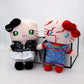 Dupuci 2pcs Chucky and Tiffany Plush Figure Toy Child's Play Chucky's Doll