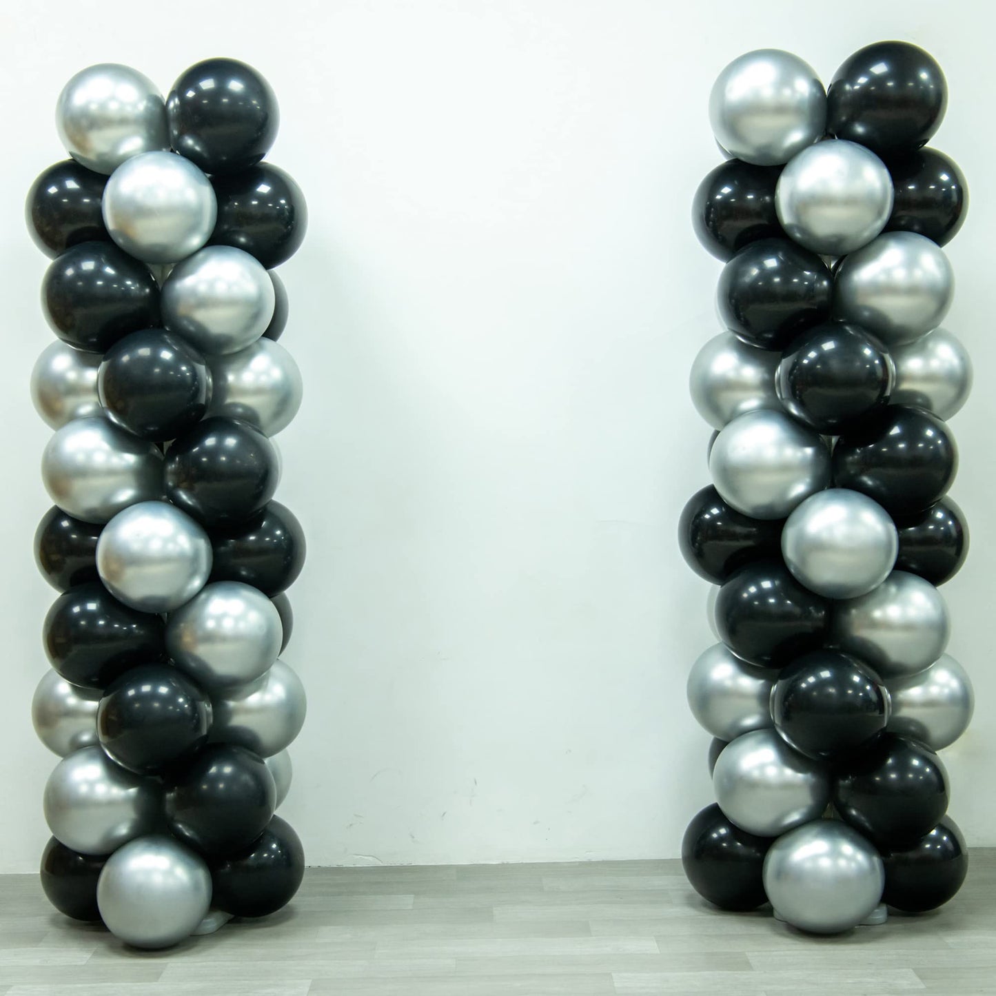 Moxmay Balloon Column Kit - Set Of 2 Balloon Columns With Stand Base And Pole Balloon Tower Backdrop Decoration For Wedding Baby