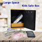 Litpggy Kids Safe ATM Piggy Bank - Fingerprint Password, Talking Feature, Golden, 5.31x5.2x7.52 inches, Model LT-G982