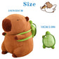 Generic 10'''' Capybara Plush Cute Stuffed Animal Plushies Super Soft Plush Toy Gift For Kids, Large, Brown