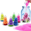 XIAOHONG 6 Pack Colorful Magic Sand - Space Sand Hydrophobic Sand Play Sand Colored Sand Toys Gifts for Kids,Stress Reliever, Le