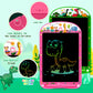 2 Pack Lcd Writing Tablet For Kids,10 Inch Colorful Doodle Board Drawing Pad For Kids Sensory Toys Educational Erasable Sketch P