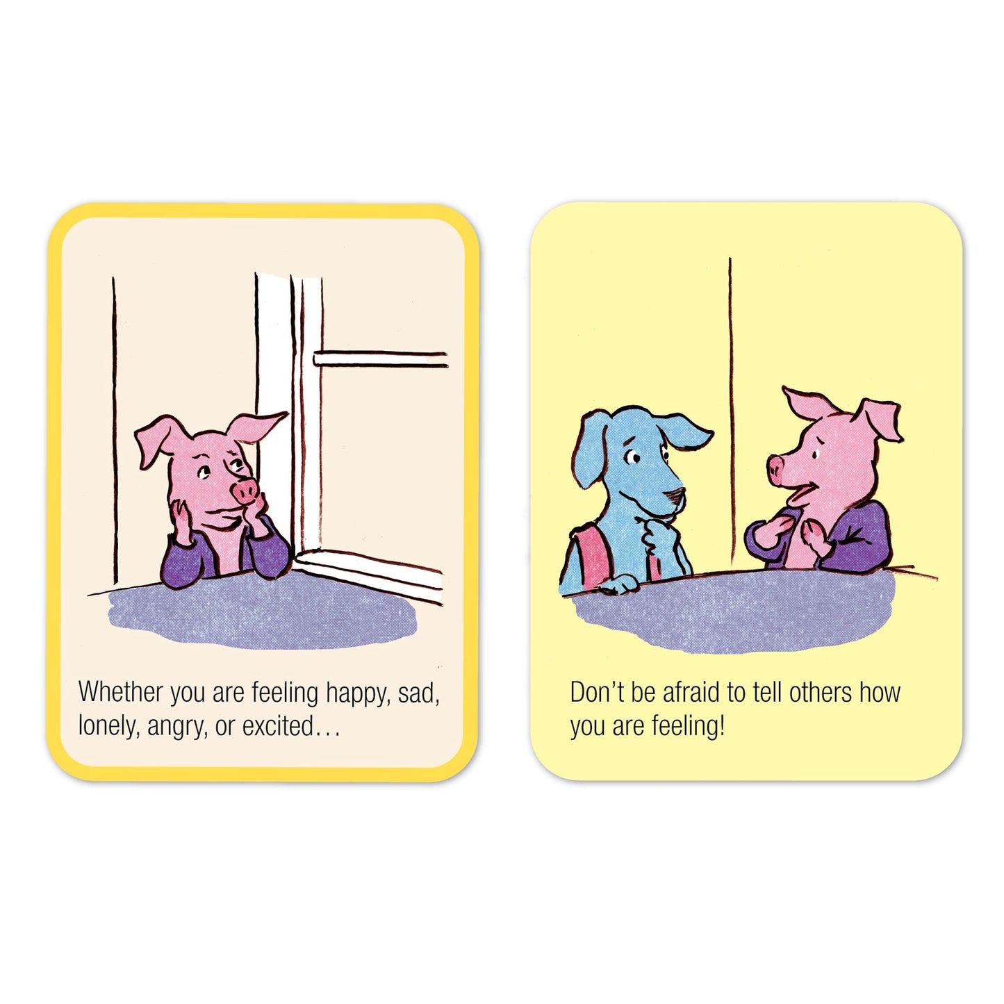 Eeboo: What Do I Do? Conversation Flashcards, Helps Develop Empathy Through Illustrations Of Social Situations That Show Complex Emotions, Valuable Communication Skills Formed, For Ages 3 And Up