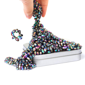 Over 500 Colorful Weak Magnetic Ferrite Putty Stones Desk Fidget Toys For Adults.