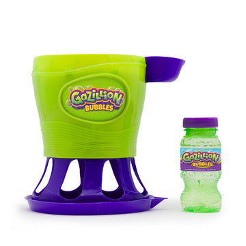 Gazillion Tornado Bubble Machine - Kids Bubble Blower - Blows 4500 Bubbles Per Minute - Ideal For Outdoor Fun & Parties - Includes 4 Oz. Gazillion Bubble Non-Toxic Solution