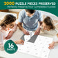 Nariolar Ultra Adhesion Puzzle Glue Sheets, 16 Puzzle Saver Sheets Preserves 2  1000 Pieces Jigsaw Puzzle, Puzzle Saver For Easy