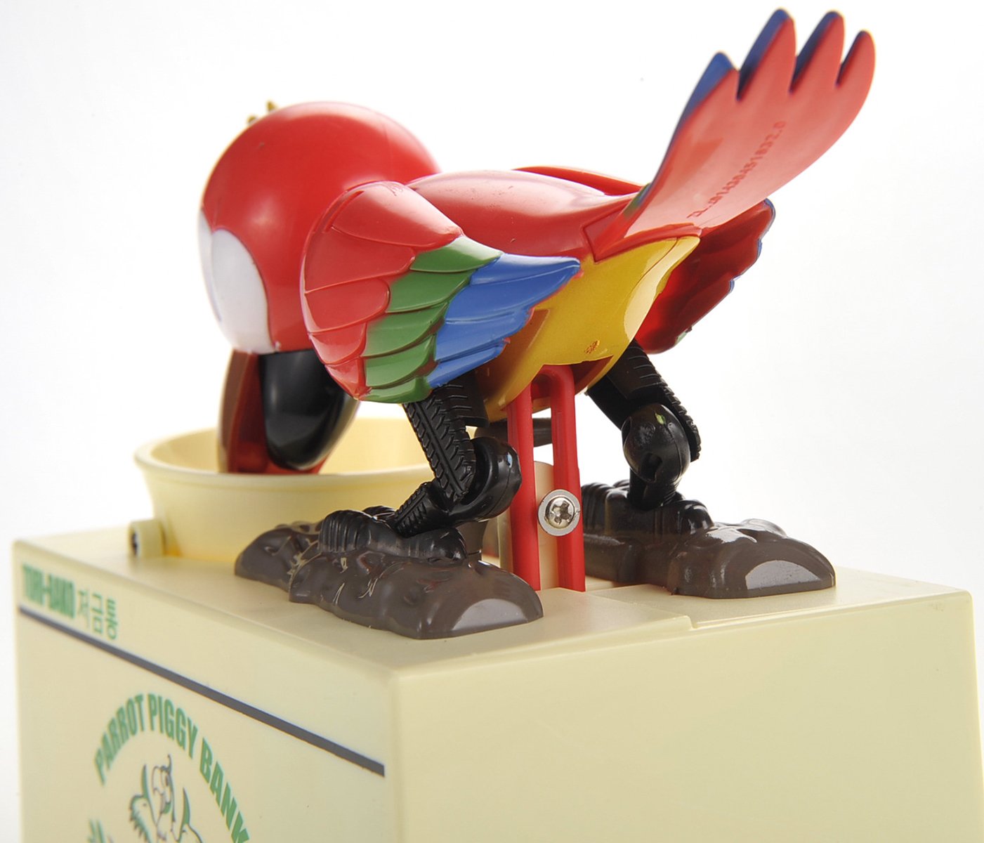 Az Trading & Import Parrot Coin Bank (Red)