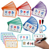 Lachilly CVC Words Writing Cards, Phonics Games Flash Card, Beginning Phonics Word Builders, Spelling Reading Learning Aids, Spe