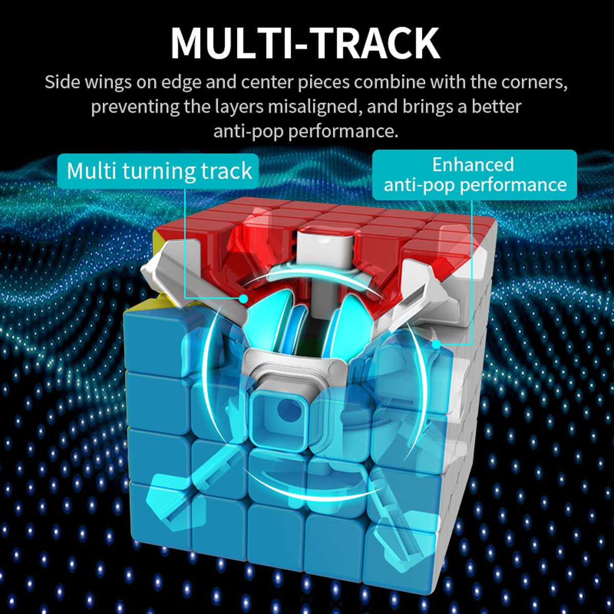 Hellocube Moyu Meilong 5X5 Speed Cube Stickerless 5X5X5 Magic Cube Puzzle Cube Toy