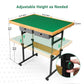All4Jig 1500 Pieces Jigsaw Puzzle Table With Legs, 35.4'X26.4' Adjustable Puzzle Board For Adults, 3-Tilting Angles, Multi-Functional With 4+2 Drawers & Protective Cover